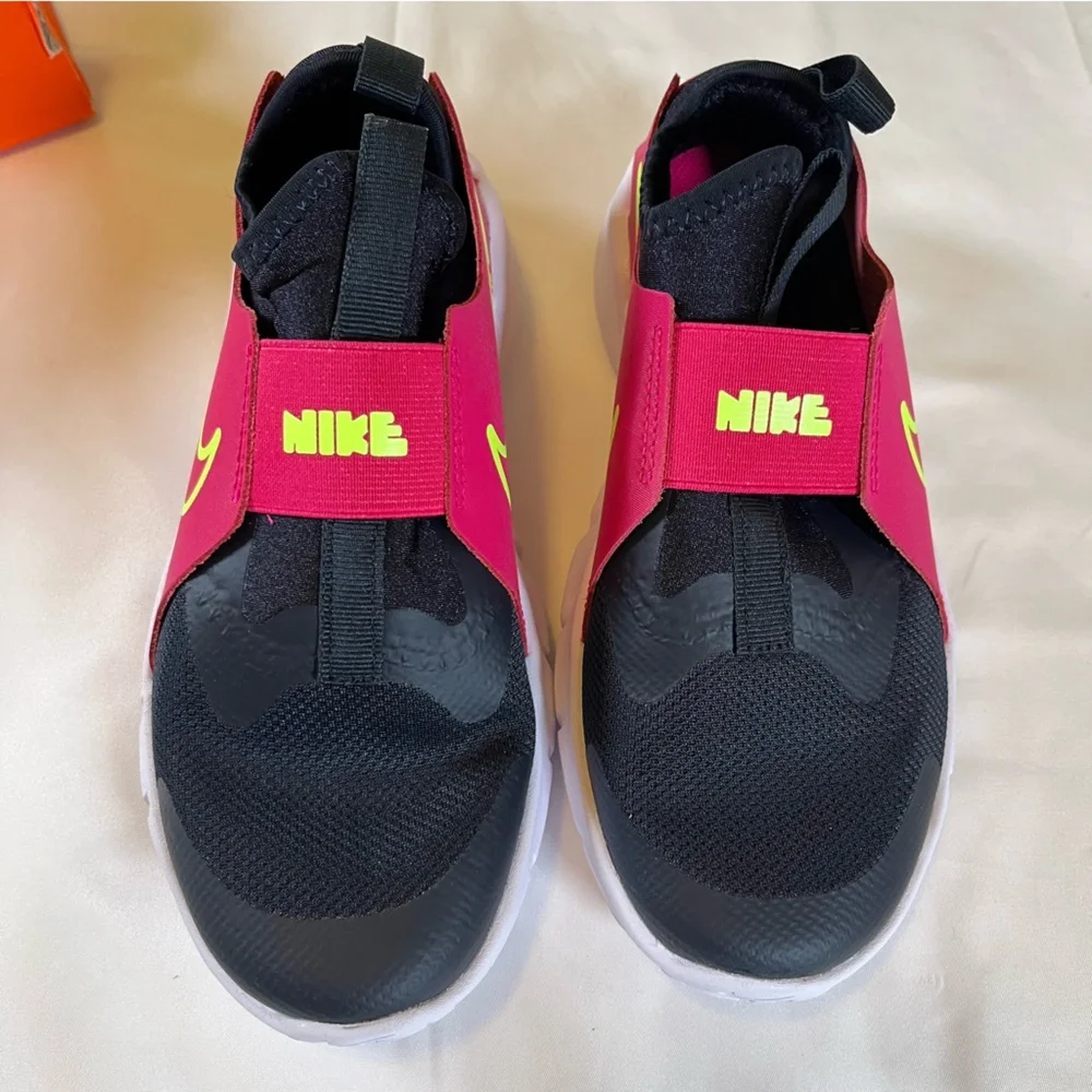 Nike Flex Runner 2 PS 'Dark‎ Obsidian Fireberry' shoes Size 3y